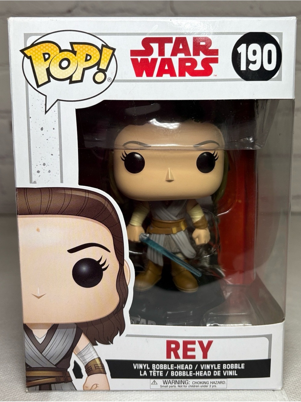 2 Funko Pop! Star Wars Rey a Vinyl Figures - Picture 8 of 13